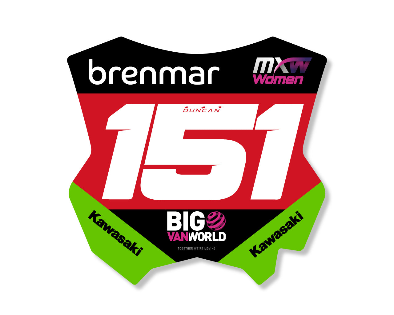 Réplica de matrícula Duncan de 23 pies