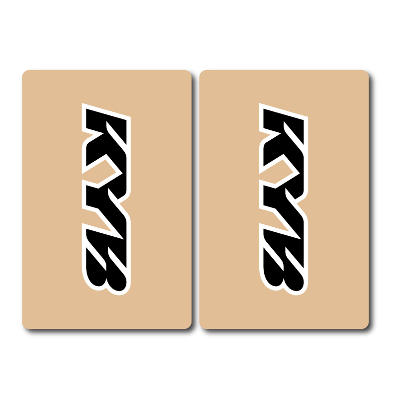 Graphiques de fourche supérieure // KYB // Noir