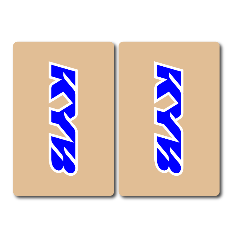 Graphiques de fourche supérieure // KYB // Noir