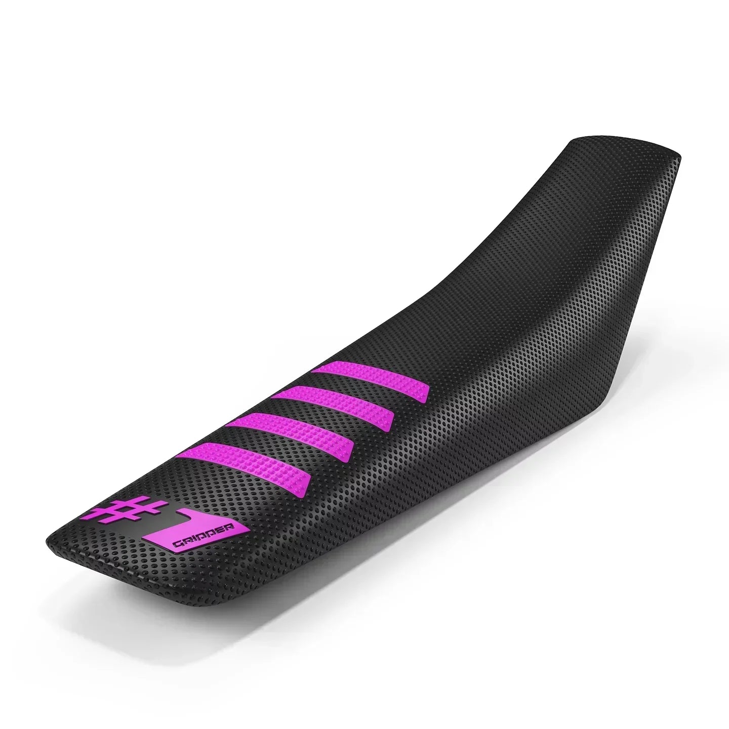 Funda de asiento acanalada - Negro/Rosa