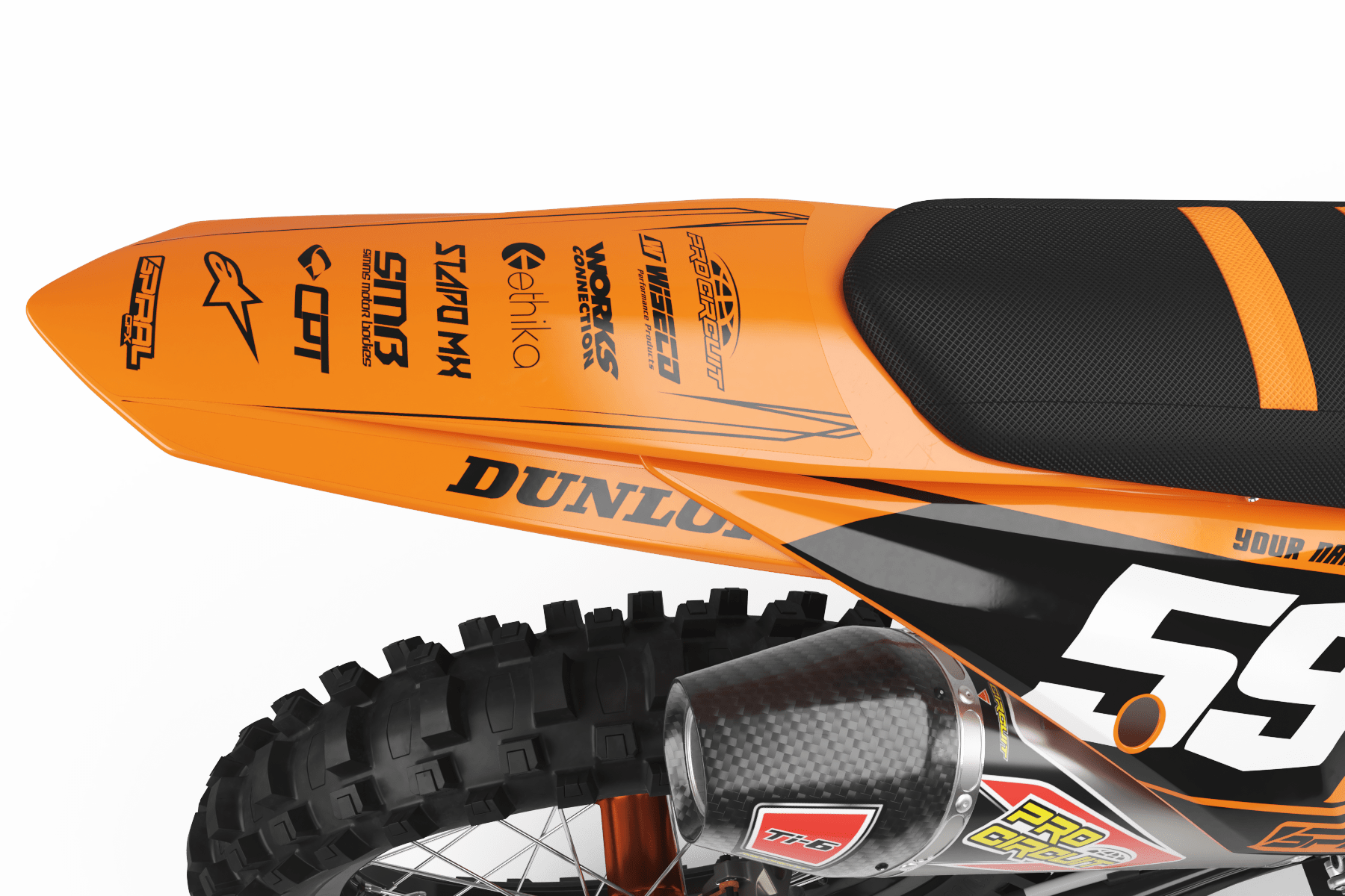 KTM // Naranja Blackout (Todas las motos)