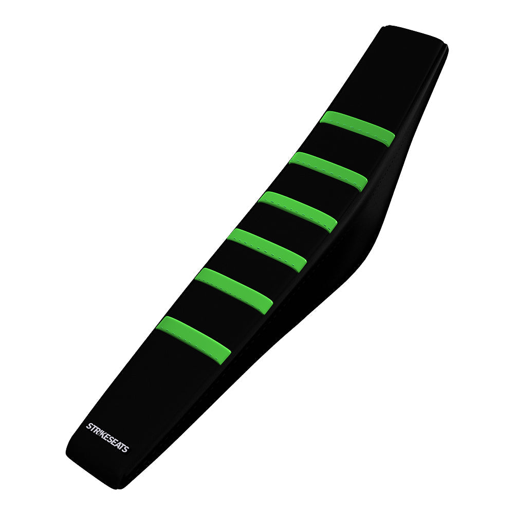 Housse de selle nervurée Kawasaki KX450F 16-18 VERT/NOIR/NOIR