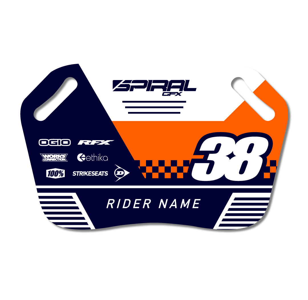 SpiralGFX Pitboard // Orange Bleu